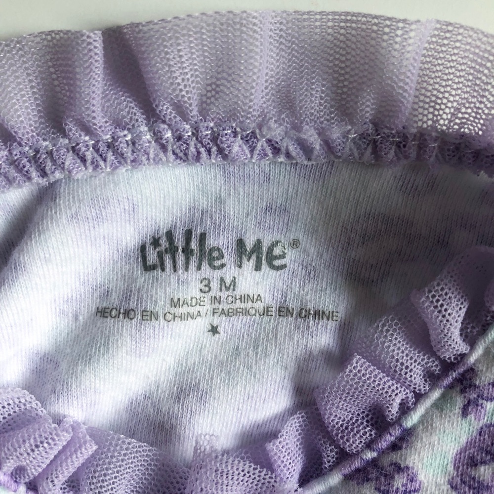 Little Me Ruffle PJs - Picture 3 of 3